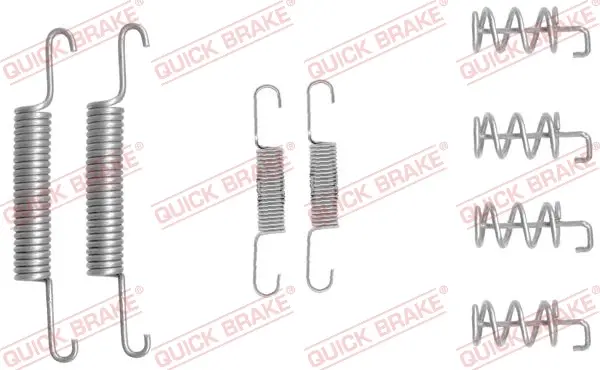 Комплект пружинок колодок ручника Volvo V70/S60/S80/XC70 II 97-12 QUICK BRAKE 105-0831 (фото 1)