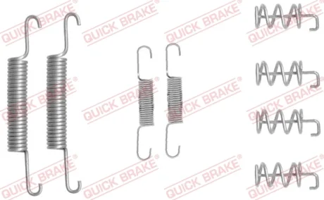 Комплект пружинок колодок ручника Volvo V70/S60/S80/XC70 II 97-12 QUICK BRAKE 105-0831