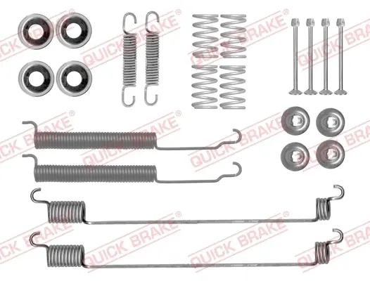 Комплект пружинок колодок ручника Nissan NP300/Pathfinder 86- QUICK BRAKE 105-0843 (фото 1)
