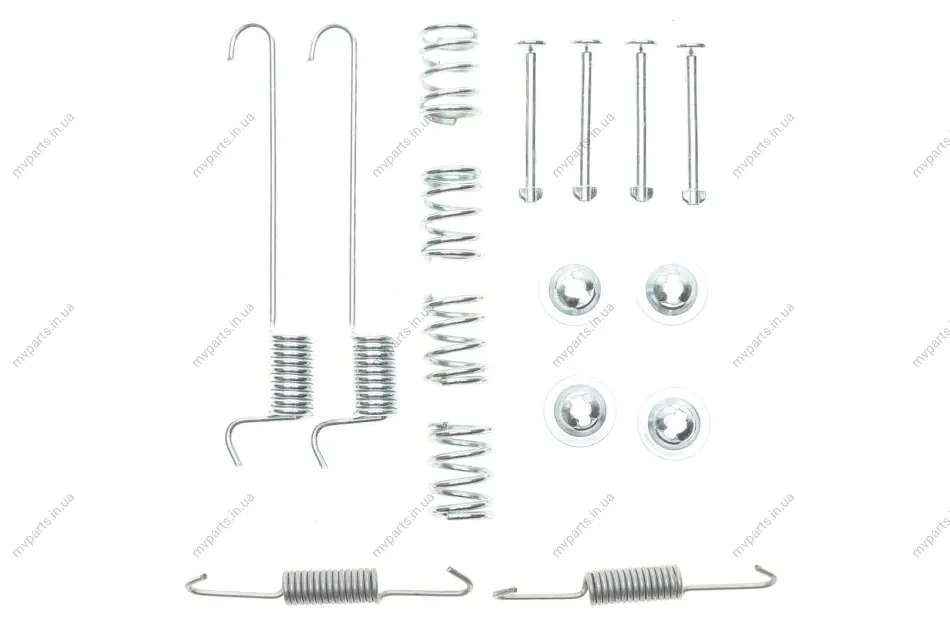Комплект пружинок колодок ручника Nissan X-Trail 2.0-2.5 01-13 (Akebono) QUICK BRAKE 105-0848 (фото 1)