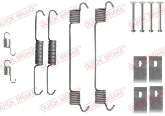 Комплект пружинок колодок ручника Suzuki Escudo/Vitara 94-05 QUICK BRAKE 105-0860 (фото 1)