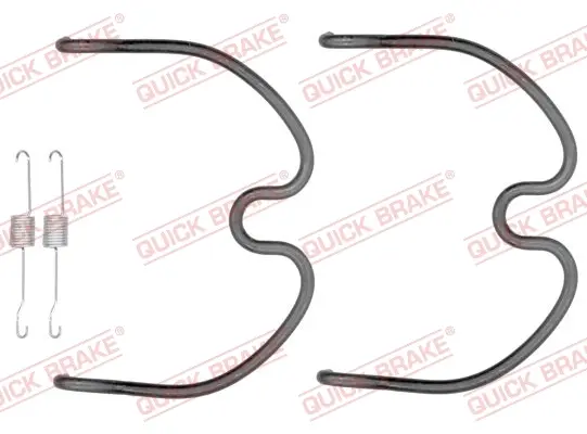 Комплект пружинок колодок ручника Opel Agila/Subaru Justy/Suzuki Ignis 00- QUICK BRAKE 105-0872 (фото 1)