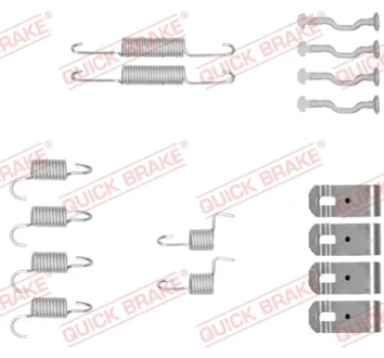 Комплект пружинок колодок стоянкового гальма Honda FR-V/Stream 01- QUICK BRAKE 105-0876