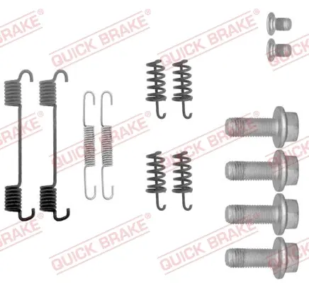 Комплект пружинок колодок ручника B S-class (W220) 98-06 QUICK BRAKE 105-0878 (фото 1)
