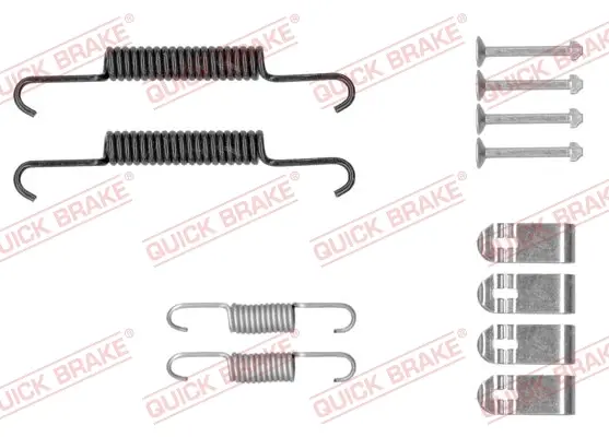 Комплект пружинок колодок ручника Chevrolet Captiva 2.0-3.2 06- (Akebono) QUICK BRAKE 105-0881 (фото 1)