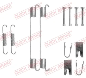 Комплект пружинок колодок ручника Fiat Punto/Opel Combo 09- (228x40) (к-кт) (Lockheed) QUICK BRAKE 105-0883
