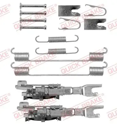 Комплект пружинок колодок ручника Fiat Punto/Opel Combo 09- (228x40) (к-кт) (Lockheed) QUICK BRAKE 105-0883S (фото 1)