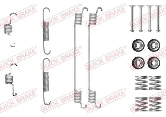 Комплект пружинок колодок ручника Smart Fortwo/Roadster 98- QUICK BRAKE 105-0889 (фото 1)