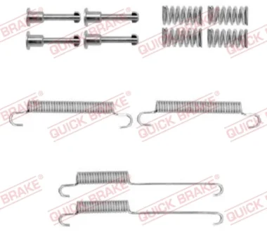 Комплект пружинок колодок ручника Chrysler Voyager/Dodge Caravan 95-08 QUICK BRAKE 105-0892