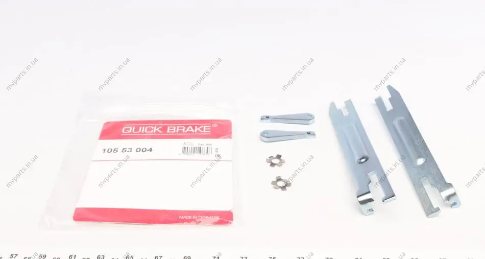 Механізм розводки колодок ручника Skoda Octavia I/VW Caddy II 95- (к-кт) 105 53 004 QUICK BRAKE 105-53-004 (фото 1)