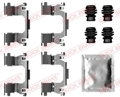 Планка супорта (переднього) прижимна Renault Megane IV/Scenic IV 15- QUICK BRAKE 109-0061