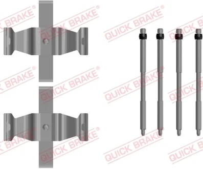 Планка супорта (переднього) прижимна (к-кт) BMW 3 (G20)/5 (G30)/7 (G11)/X7 (G07) 15- QUICK BRAKE 109-0107