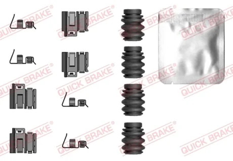 Планка супорта (заднього) прижимна (к-кт) Tesla Model 3/X 15- (AWD) QUICK BRAKE 109-0119