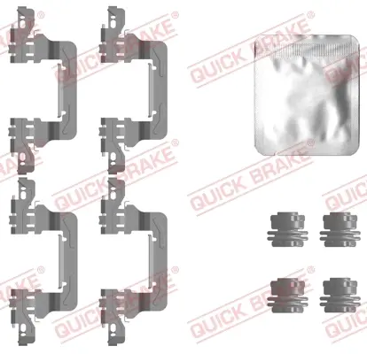 Планка супорта (заднього) прижимна (к-кт) Audi A6/A7/A8/E-tron 17- QUICK BRAKE 109-0130 (фото 1)