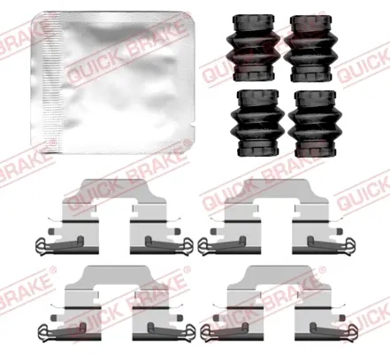 Планка супорта (заднього) прижимна (к-кт) Renault Megane III/IV/Scenic III 08- (Trw) QUICK BRAKE 109-0158 (фото 1)