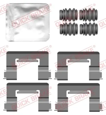 Планка супорта (переднього) прижимна (к-кт) Volvo XC40 17- QUICK BRAKE 109-0164 (фото 1)