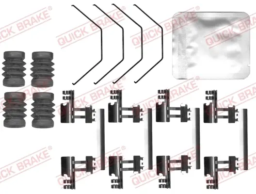 Планка супорта (переднього) прижимна (к-кт) Mazda 3 18- (Akebono) QUICK BRAKE 109-0170 (фото 1)