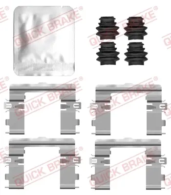 Планка супорта (переднього) прижимна (к-кт) Hyundai Ioniq 5/Kia EV6 21- QUICK BRAKE 109-0178 (фото 1)