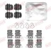 Планка супорта (переднього) прижимна (к-кт) Toyota Corolla/Camry/Rav4 V/C-HR 16- QUICK BRAKE 109-0183 (фото 1)