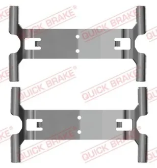 Планка супорта (переднього) прижимна (к-кт) Porsche Cayenne/Cayenne Coupe 17- QUICK BRAKE 109-0204