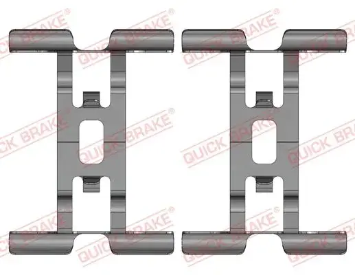 Планка супорта (заднього) прижимна (к-кт) Porsche Cayenne 17- QUICK BRAKE 109-0211 (фото 1)