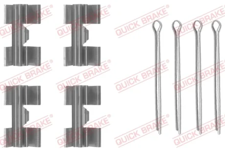 Планка супорта (переднього) прижимна (к-кт) Ford Transit 77- QUICK BRAKE 109-0969