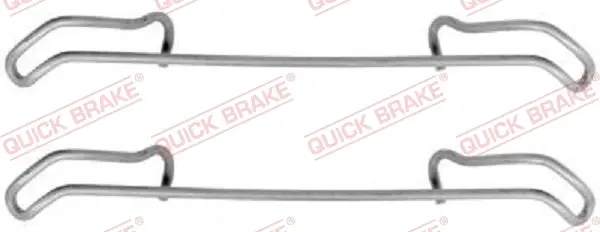 Планка супорта (переднього) прижимна (к-кт) Fiat Doblo/Fiorino 1.2-1.9JTD 87- (Ate) QUICK BRAKE 109-1056 (фото 1)