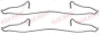 Планка супорта (переднього) прижимна (к-кт) Ford Sierra/Escort 85-95 QUICK BRAKE 109-1057 (фото 1)