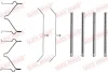 Планка супорта (переднього) прижимна (к-кт) Toyota Land Cruiser 2.4-4.0 90-09 (Sumitomo) QUICK BRAKE 109-1129 (фото 1)