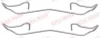 Планка супорта (переднього/заднього) прижимна (к-кт) Ford Connect 1.8TDCi 02- (Ate) QUICK BRAKE 109-1187 (фото 1)