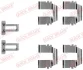 Планка супорта (заднього) прижимна (к-кт) VW T4 90-03 QUICK BRAKE 109-1233 (фото 1)