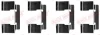 Планка супорта (переднього) прижимна (к-кт) Nissan Almera/Primera 96- QUICK BRAKE 109-1235 (фото 1)