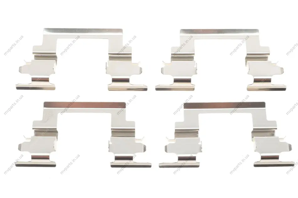 Планка супорта (переднього) прижимна (к-кт) Citroen C4/Mitsubishi Lancer/Peugeot 4008 96- QUICK BRAKE 109-1236 (фото 1)