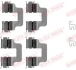 Планка супорта (заднього) прижимна (к-кт) Opel Combo 1.3-1.7DTI 01- QUICK BRAKE 109-1245 (фото 1)