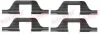 Планка супорта (заднього) прижимна (к-кт) VW Golf III/IV/Seat Toledo 91- (Lucas) QUICK BRAKE 109-1263 (фото 1)