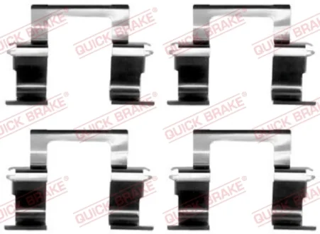 Планка супорта (переднього) прижимна (к-кт) Opel Frontera/Monterey 91-04 (Akebono) QUICK BRAKE 109-1274