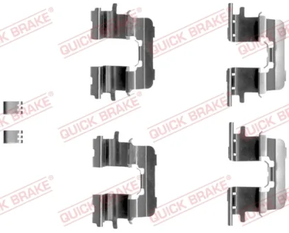 Планка супорта (заднього) прижимна (к-кт) Toyota Avensis/Previa 00-09 (Sumitomo) QUICK BRAKE 109-1290