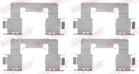Планка супорта (переднього) прижимна (к-кт) Toyota Corolla 01-07 (Akebono) QUICK BRAKE 109-1294