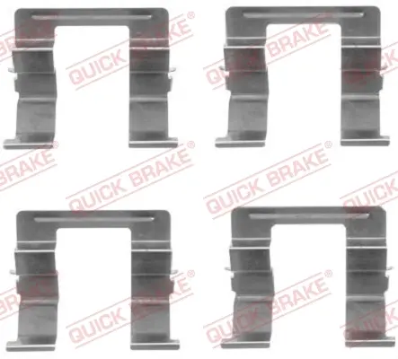 Планка супорта (переднього) прижимна (к-кт) Mazda 6 02-08 QUICK BRAKE 109-1605 (фото 1)