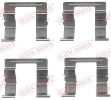 Планка супорта (переднього) прижимна (к-кт) Mazda 6 02-08 QUICK BRAKE 109-1605