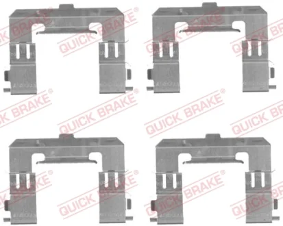 Планка супорта (переднього) прижимна (к-кт) Ford Ranger 99-12/Nissan Maxima 00-03 (TOKICO) QUICK BRAKE 109-1715