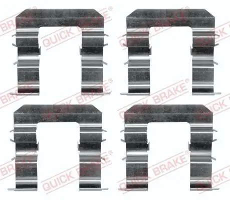 Планка супорта (переднього) прижимна (к-кт) Hyundai Accent III/Kia Rio II 05- (Mando) QUICK BRAKE 109-1735 (фото 1)