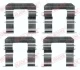 Планка супорта (переднього) прижимна (к-кт) Hyundai Accent III/Kia Rio II 05- (Mando) QUICK BRAKE 109-1735 (фото 1)