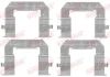 Планка супорта (переднього/заднього) прижимна (к-кт) Opel Astra J/Insignia A/Zafira 09- (Mando) QUICK BRAKE 109-1776 (фото 1)
