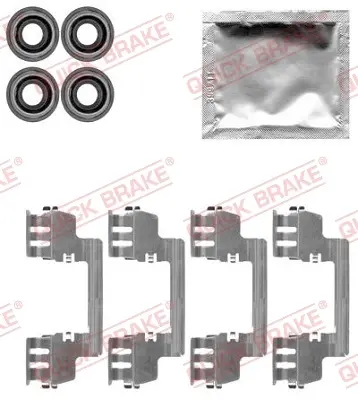 Планка супорта (переднього) прижимна (к-кт) Chrysler 300C 04- (Bosch) QUICK BRAKE 109-1784 (фото 1)