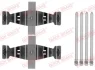 Планка супорта (переднього) прижимна (к-кт) MB E-class (W211/W212)/S-class (W221) 05-16 QUICK BRAKE 109-1786 (фото 1)