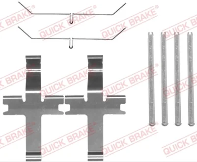 Планка супорта (переднього) прижимна (к-кт) Toyota Hilux VII 04- (SUMITOMO) QUICK BRAKE 109-1819