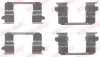 Планка супорта (переднього) прижимна (к-кт) Isuzu D-Max 02- QUICK BRAKE 109-1834 (фото 1)