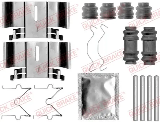 Планка супорта (заднього) прижимна (к-кт) Toyota RAV 4 II 00- (Sumitomo) QUICK BRAKE 109-1836 (фото 1)