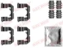 Планка супорта (переднього) прижимна (к-кт) Kia Rio III 11- (Mando) QUICK BRAKE 109-1859 (фото 1)